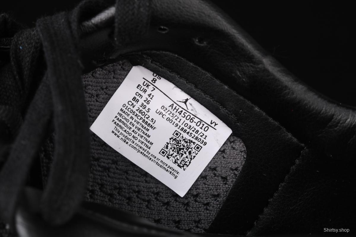 Air Jordan 1 Low knitted black low top basketball shoes AH4506-010