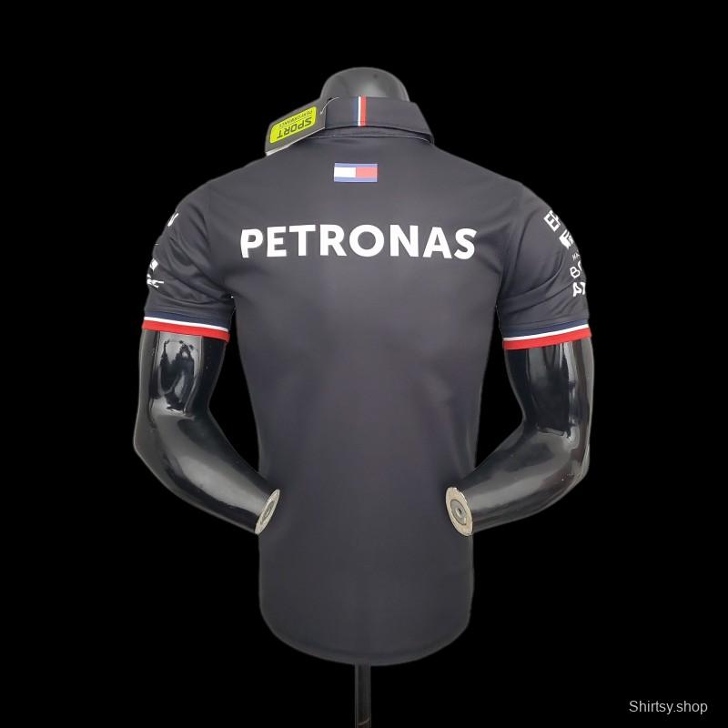 F1 Formula One Racing Suit; Mercedes POLO Black 