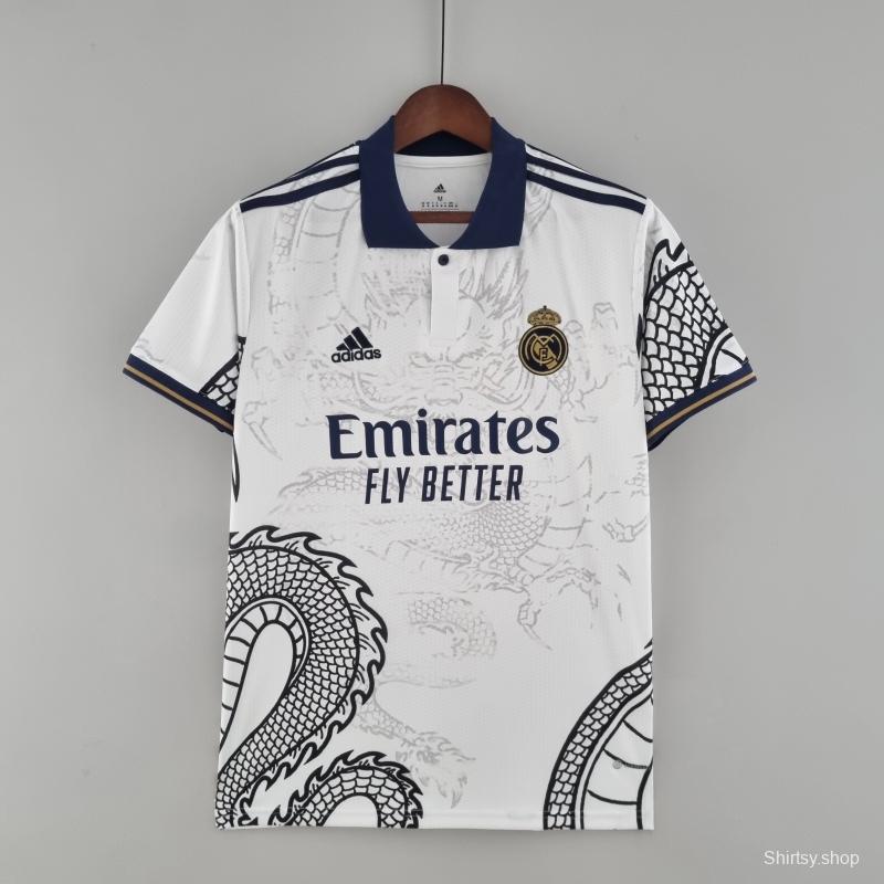 22/23 Real Madrid Chinese Dragon White