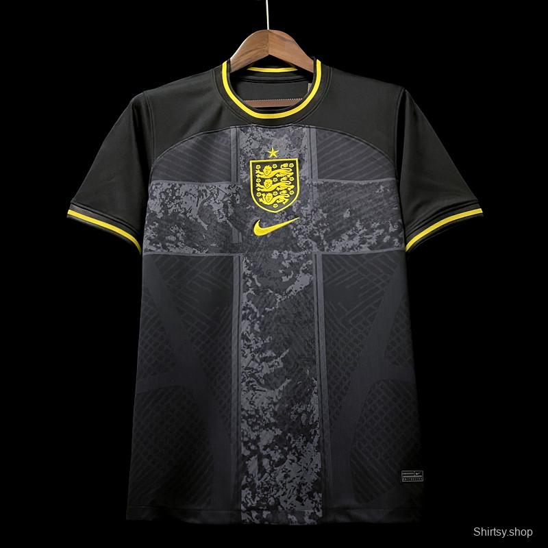 2022 England Pre-match Training Jersey Black