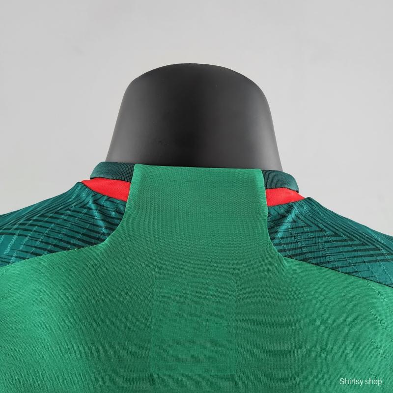 Player Version 2022 Mexico Home Soccer Jersey