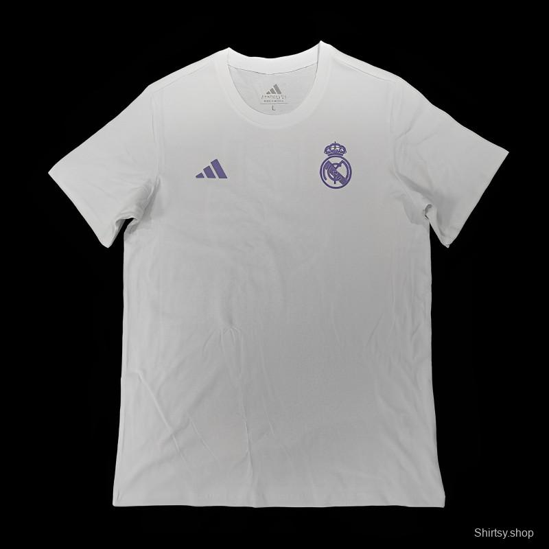 23/24 Real Madrid Copa Del Rey Finals Sevilia White T-Shirt