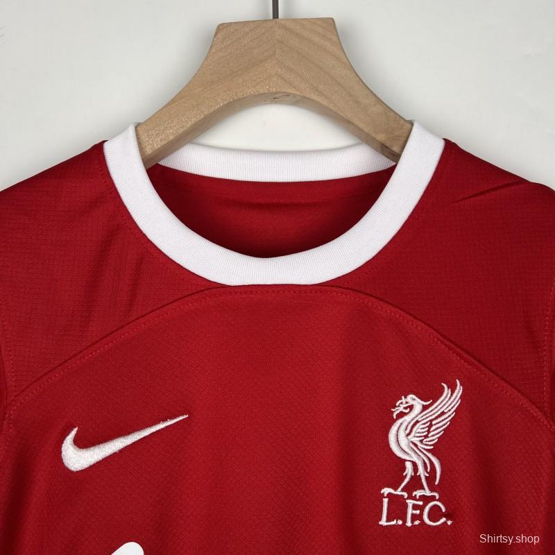 23/24 Kids Liverpool Home Jersey Size 16-28