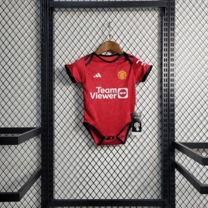 23-24 Baby Manchester United Home Jersey Size 9-12 Month