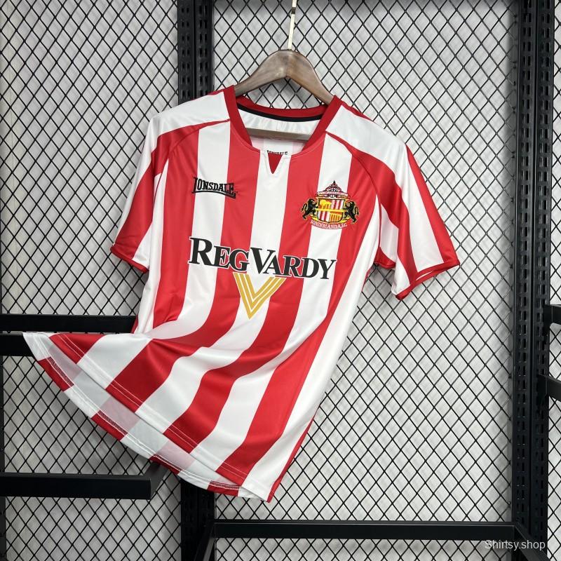 Retro 05/06 Sunderland Home Jersey